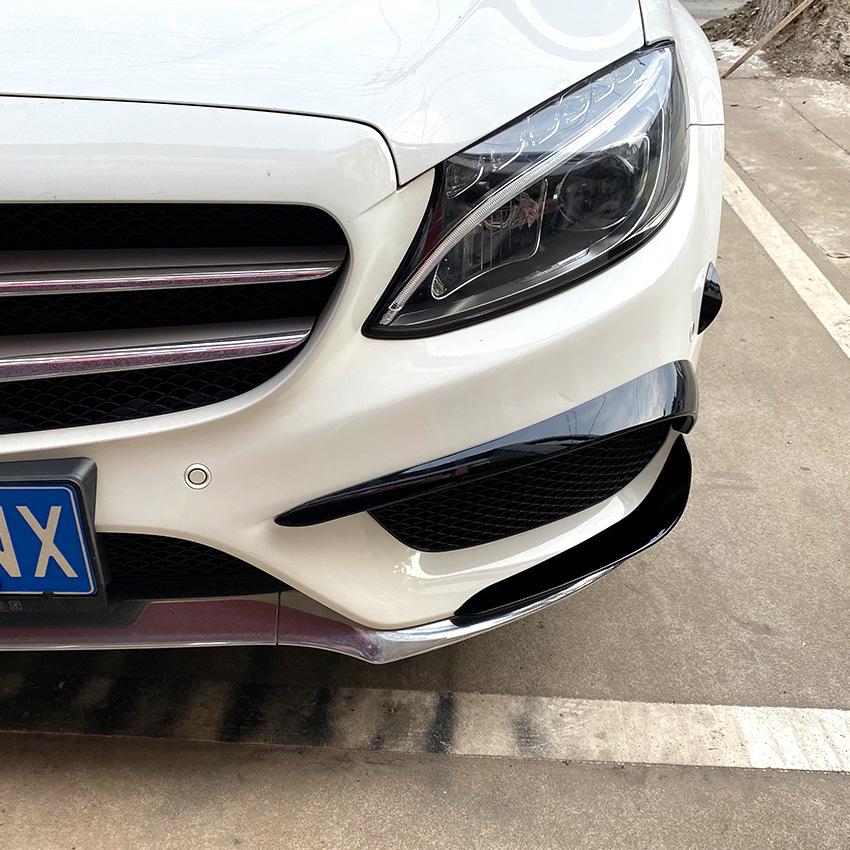 Автомобиль новый передний бампер передняя противотуманная фара стандартная полоса отделка воздушным ножом Mercedes-Benz C-Class W205 C200 C260 C43 AMG 2015 -