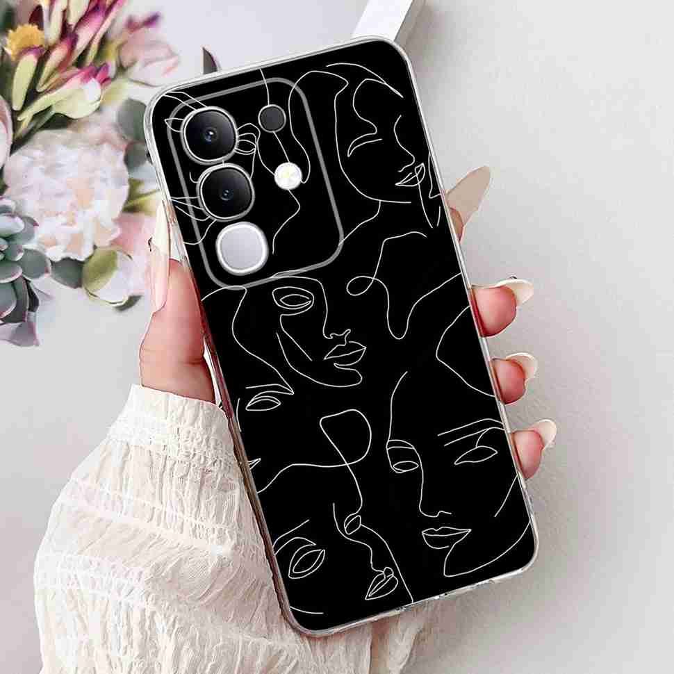 For Vivo Y29 4G Case Cute Couple Cat Butterfly Cover Soft Silicone Phone Cases For Vivo Y 29 Y29 4G Fundas Coque 6.68"