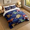 3Pcs Bedding SetPAW Patrol Soft Bed Sheet and Two Pillowcases Home Bedroom Decor