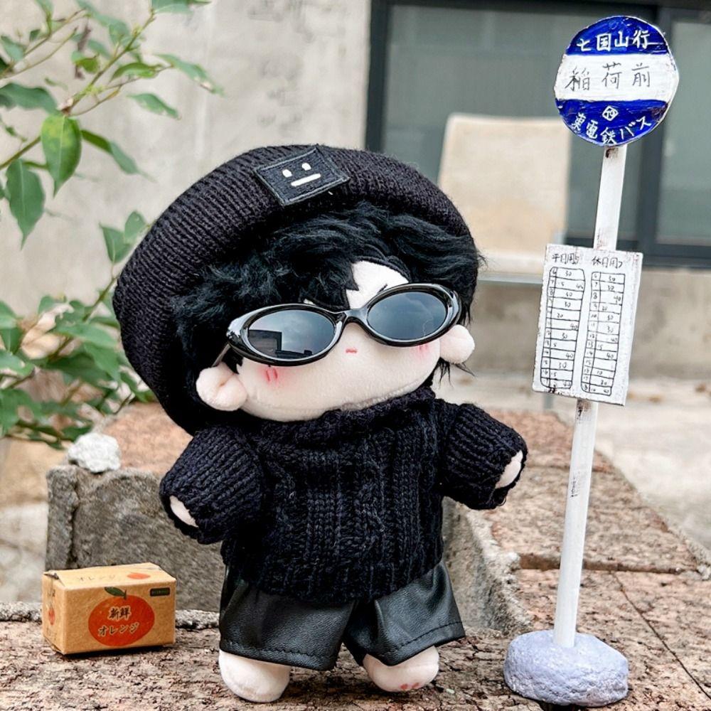 Miniature Round Frame Glasses Multi-color Doll Eyewear Doll Eyeglasses Doll Ornament