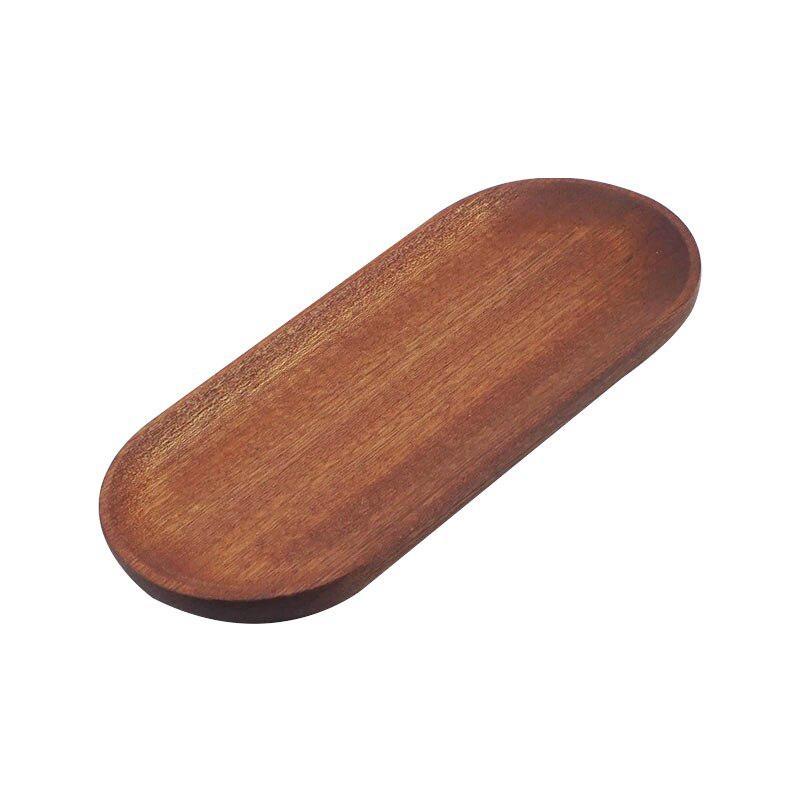 Деревянные обеденные тарелки для еды, 5 стилей нестандартных деревянных сервировочных тарелок, легко чистятся и легкие для блюд закусок, десертов, небьющаяся классическая тарелка