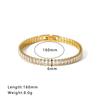 Chain Fashion Zircon Luxury Women Bracelets Elegant Wave Bangle Stainless Steel Green Other Pearl Jewelry Open Bangle ALN2511320