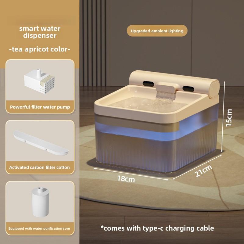 Automatic Smart Cat Water Fountain, Circulating Flowing Dog Drinking Dispenser, Pet Water Bowl, Pet Supplies