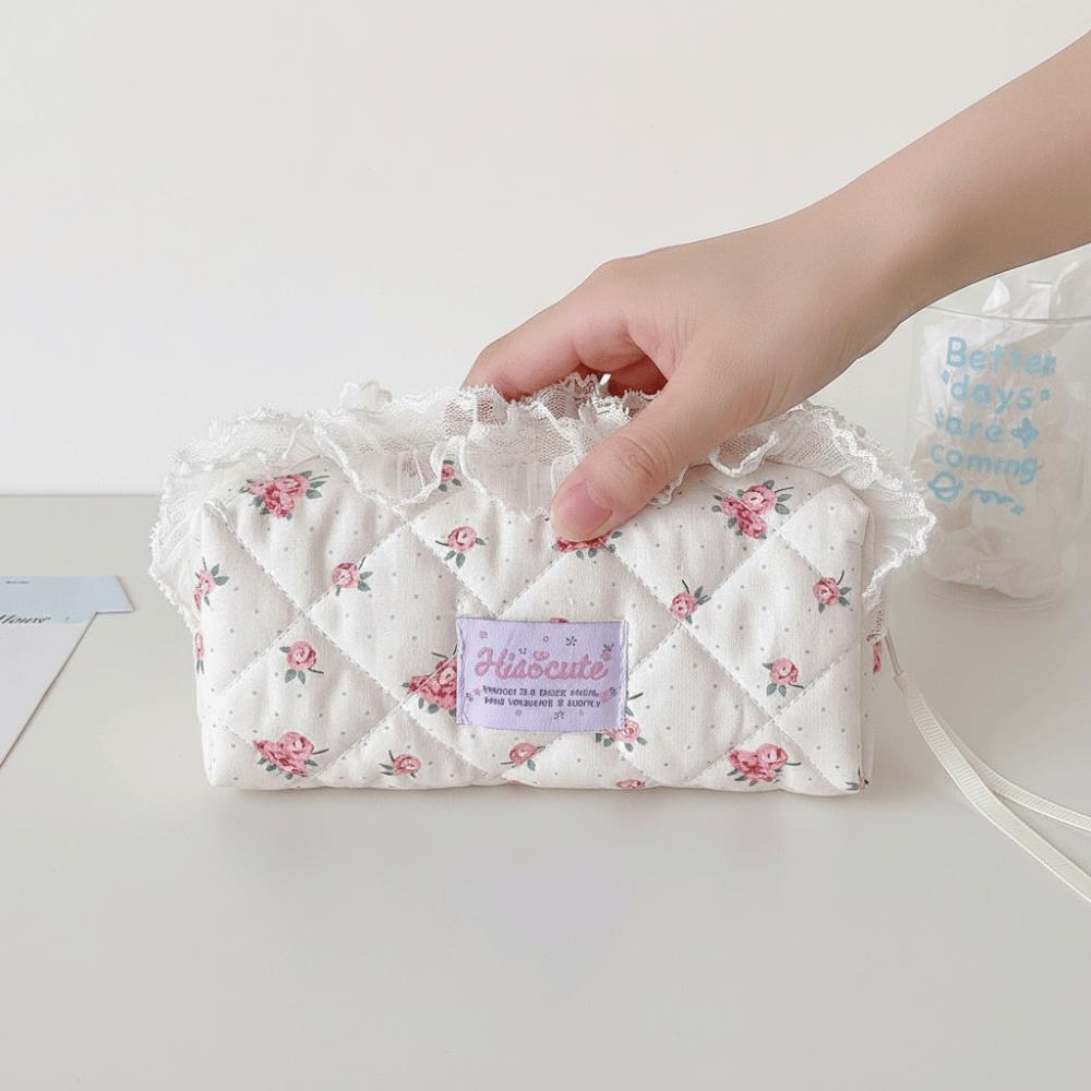 Fruit Strawberry Korean Style Pencil Case Desktop Storage Pencil Pouch Office