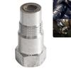 Stainless Steel Extension Fitting with Filter Screen M18x1.5 Oxygen Sensor Adapter 1.8 Inch Thread Reducer Coupling Adapter Connector