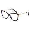 Blue Light Blocker Cat Eye Nearsighted Glasses For Women 1.56 Single Lens Myopia Photochromic Eyeglasses 0 -0.5 -0.75 To -6.0