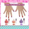 TownleyGirl LOL Nail Polish for Includes a Surprise Lip and Nail Set Peel-Off Kids, Bottle! Stickers, 11-Piece [Item]