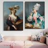 Rococo Art French Country Poster Elisabeth Louise Vigee Le Brun Self Portrait Prints Canvas Painting Gallery Wall Art Decoration