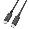 Elecom USB Type C 240W PD Fast Data Automatic Voltage iPhone Cable, 1m, Compatible, Charging, Communication, Adjustment, Charging, Black, MPA-CCPE10BK