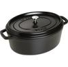 Кокотница Zwilling Staub, овальная, 40×33 см, чёрная, 6.7 л (40509-322-0)