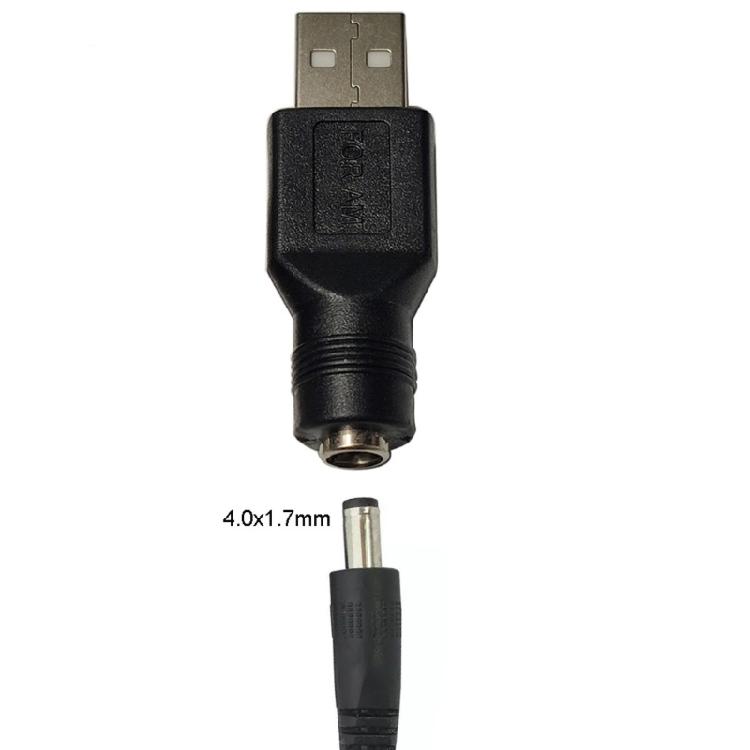 Компактный USB-адаптер-преобразователь для зарядки, с разъемом USB Male на DC Female, 4,8 см, аксессуары