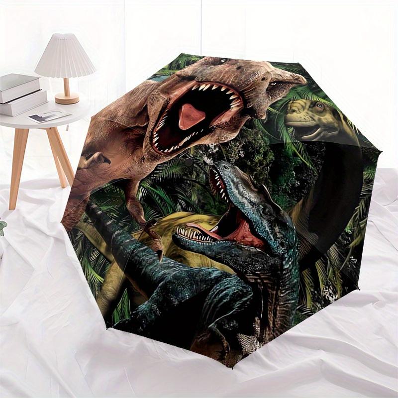 1pc Dinosaur Themed High-quality Umbrella,Automatic Opening and Closing Umbrella,Multi-functional Umbrella G0811359