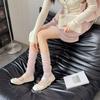 3Pairs Ballet Style JK Calf Long Socks Ultra-Thin Mid-tube Stocking Sweet Bunching Socks  Spring