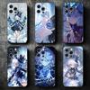 Мягкий чехол для телефона Genshin Impact Furina для iPhone 16 16E 17 Air 15 Pro Max 14 Plus 13 Mini 11 12 7 Черная задняя крышка