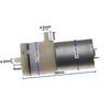 370 DC Воздушный насос: Мини-вакуумный насос, двухпоршневой, DC6V-12V, Максимальное положительное давление 120 кПа, Максимальное отрицательное давление -65 кПа