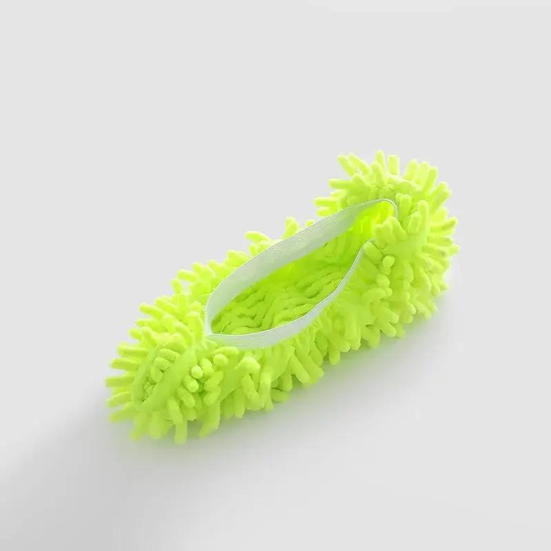 Floor Dust Cleaning Slippers Shoes Mopping Shoes Home Bathroom Floor Cleaning Micro Fiber Cleaning Wipe Shoes Accessory