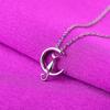 925 Sterling Silver Moon Cat Charm Necklace For Women Wedding Party Jewelry Accessories Choker Dz751