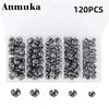 120pcs Open Round Lead Sinker Set for Raft Fishing