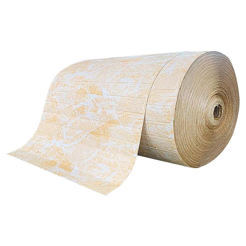 3/5/10 м 3D Самоклеящиеся обои Непрерывные Водонепроницаемые Наклейки на кирпичную стену Гостиная Спальня Детская комната Домашнее украшение