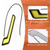 Powerful 1Pair High Power L-Shape COB DRL Car LED Daytime Running Lights Fog Lamp White DC12V