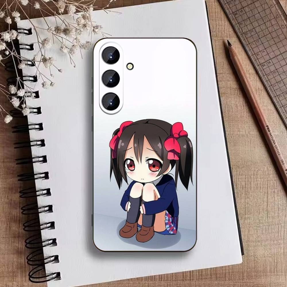 Love Live-Yazawa Nico Чехол для телефона Samsung Galaxy A73,A21s,A22,A31,A52,A53,A71,A41 Мягкий черный корпус