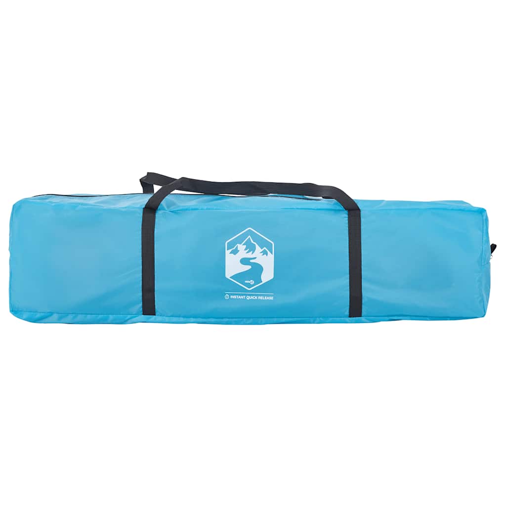 Dome Camping Tent for 4 Persons Blue Quick Release