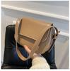 Chic Vintage Small Square Pu Shoulder Bag For Women Trendy 2021 Fashion Retro Purse