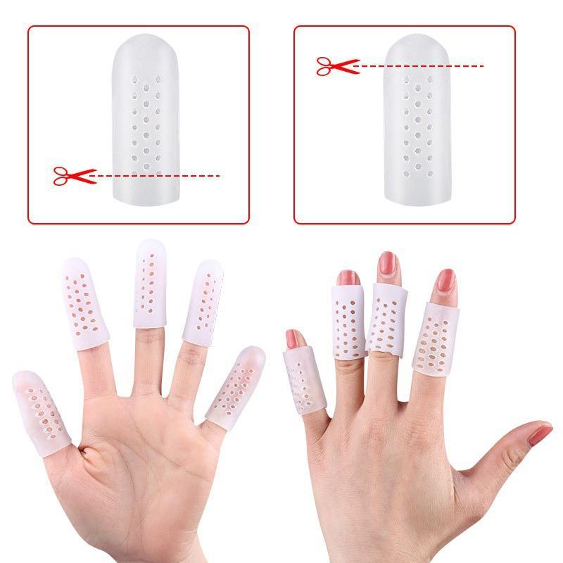 2/4/10pcs Big Toe Protector Thumb Care Silicone Soft Breathable Foot Corns Blisters Toe Cap Cover Finger Protection