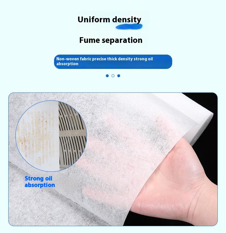 Kitchen Oil Stickers Range Hood Filter Set High-Performance Oil Absorption Smoke-Free Universal Fit Durable Sticker Protection