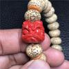 Натуральный фиолетовый и золотой песочный лев с бусами Xing Yue Bodhi Abacus, киноварные бусины Будды, ручная веревка