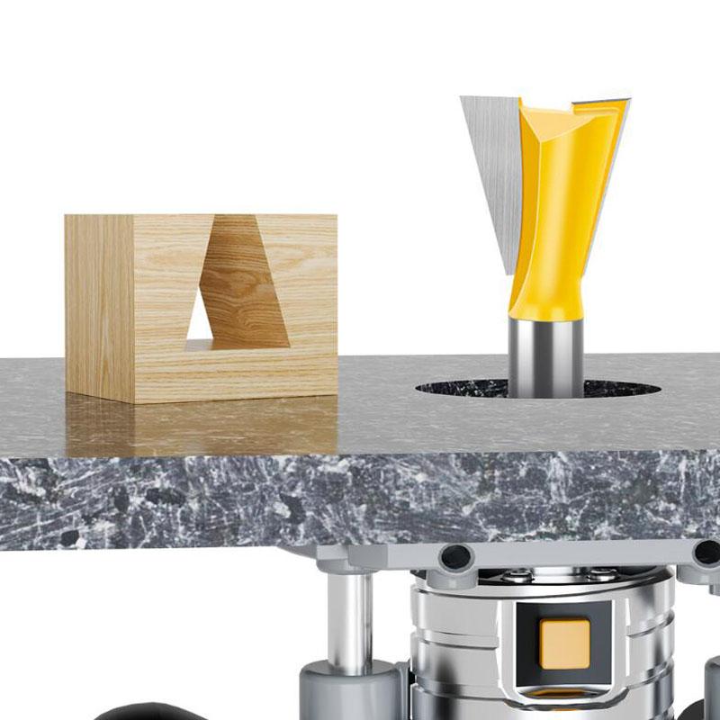 Набор из 5 шт. 12 мм 1/2-дюймовых хвостовиков для соединения «ласточкин хвост» 14 градусов для деревообработки, гравировки, фрезы для дерева