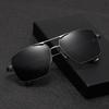 Vintage Design Men Polarized Sunglasses Classic Fishing Driver Glasses Metal Frame UV400 Black Driving Sun Glasses