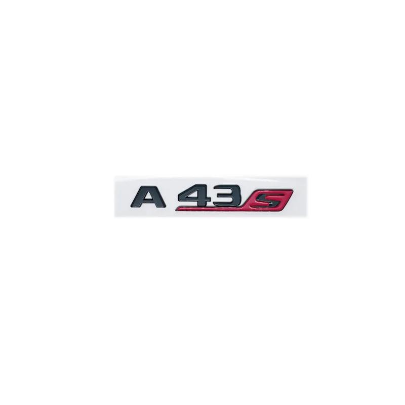 ABS Для Mercedes Benz A35 45 43 AMG W177 W176 A35 A45 A45S TURBO 4MATIC Наклейки-эмблемы с буквами на багажник автомобиля Аксессуары