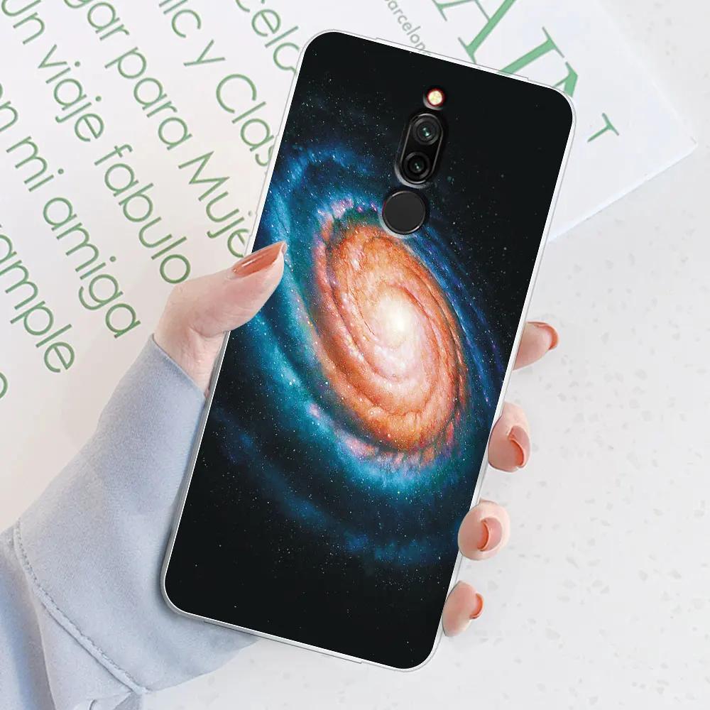 For Redmi 8 Case 6.3 inch Gradient Color Silicone Funda TPU Soft Transparent Cases For Xiaomi Redmi 8A 8 Protective Bumper Back