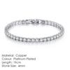 Women's Gold-Plated Zircon Tennis Bracelet - Full Diamond Design, Model S5650