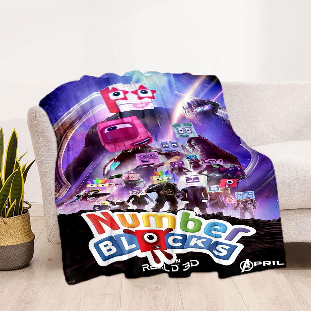Numberblocks Blanket Comfortable Perfect for Sofa Bed Couch for All Occasions Stylish Decor Ideal Gift For Birthday Valentine'S Day