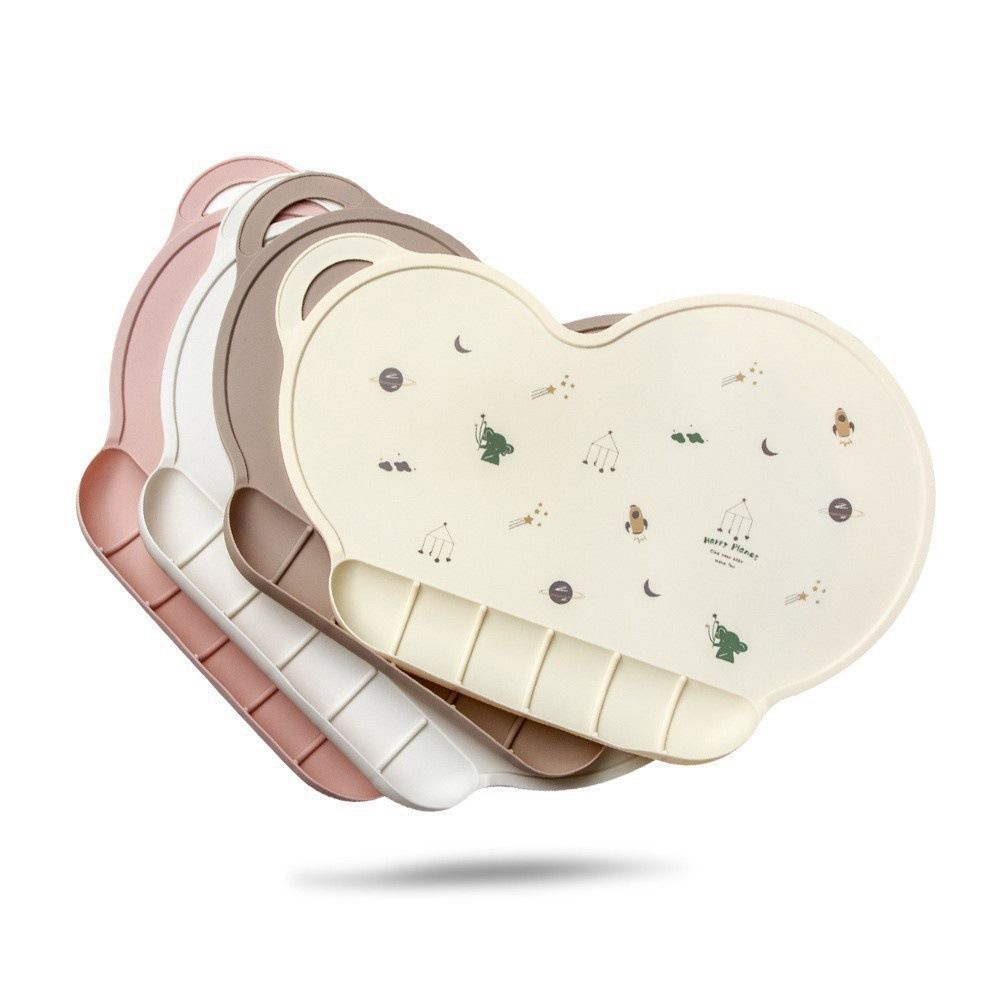 Водонепроницаемые салфетки Cloud, маслянистые силиконовые коврики для столовых приборов, легко моющиеся детские коврики для столов, для студентов