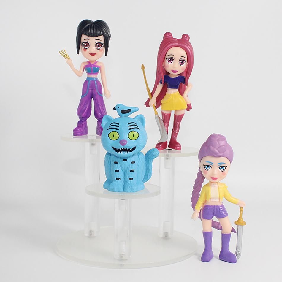8 шт./Набор K-pop Серия Охота на демонов Фигурка Мини-тигр Игрушка Украшение для стола Фигурка Кукла Статуэтки Украшение Рождественские Подарки для детей