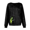 Women's Casual  Christmas  Printing Pullover Long Sleeve Shirt Oversized Sweatshirt