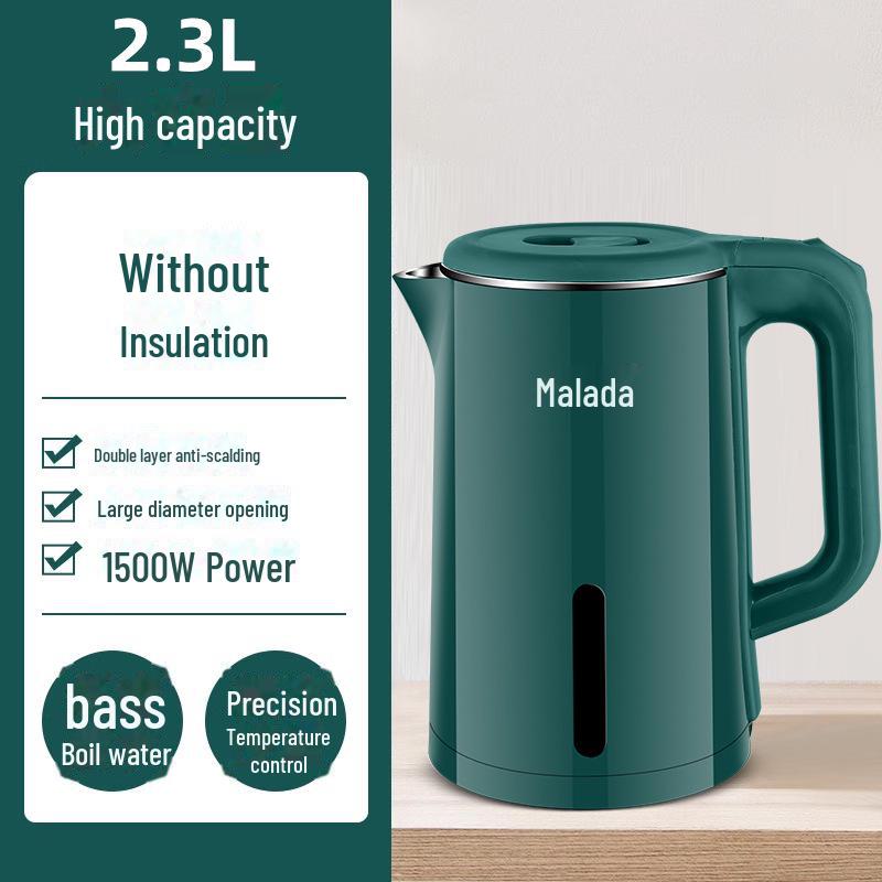 Умный электрический чайник объемом 2 л с изоляцией, автоматическим отключением и контролем температуры