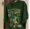 26 футболок MF Doom Ретро 90-х Хип-хоп Рэп Тур Лесной зеленый футболка Doom Унисекс футболка