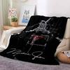 Basketball-themed creative blanket, warm and comfortable, perfect for dorm rooms, sofas, home decor, flannel blanket, Christmas gift. (8)