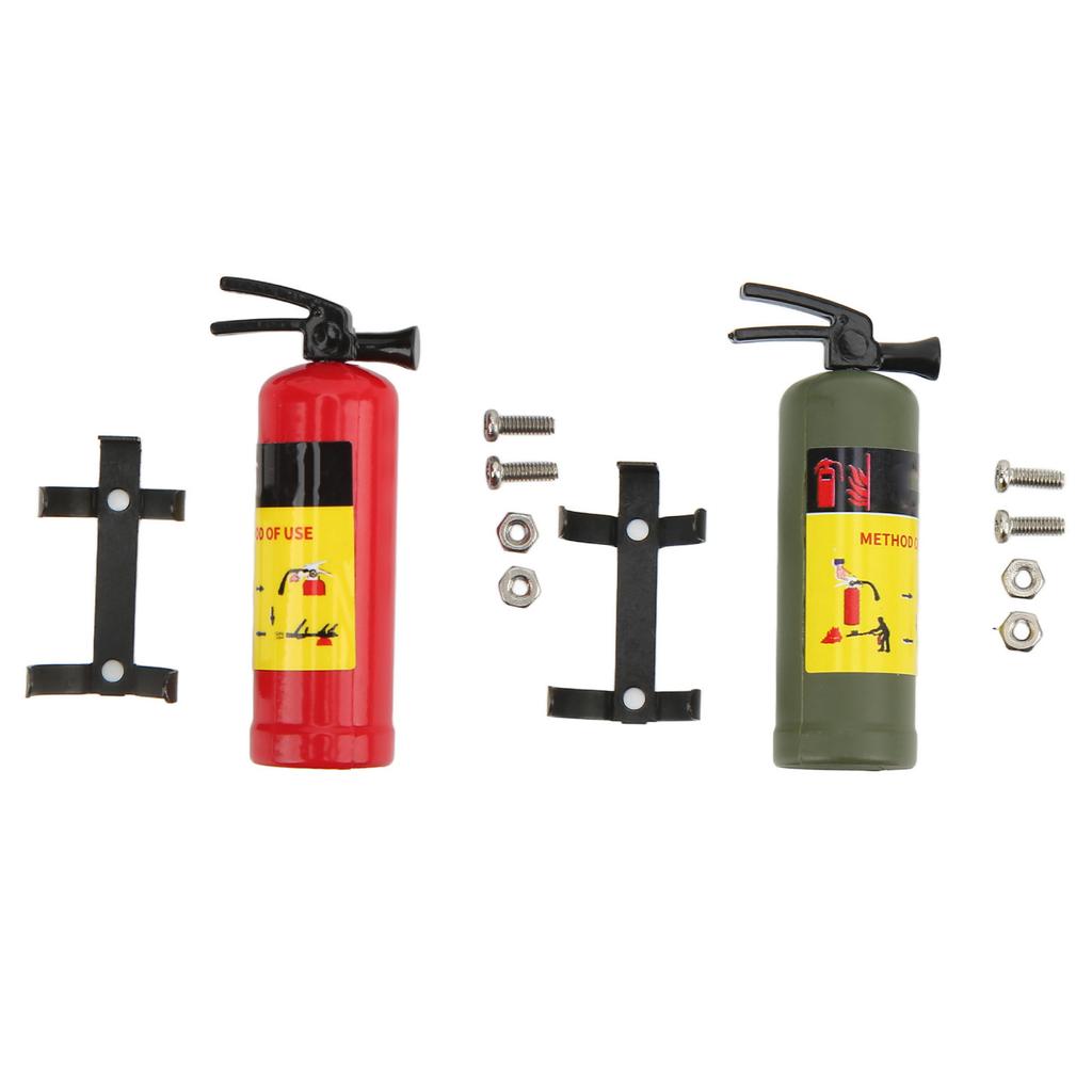 RC Car Simulated Fire Extinguisher Mini Decorative Extinguisher for AXIAL RC Car Decoration