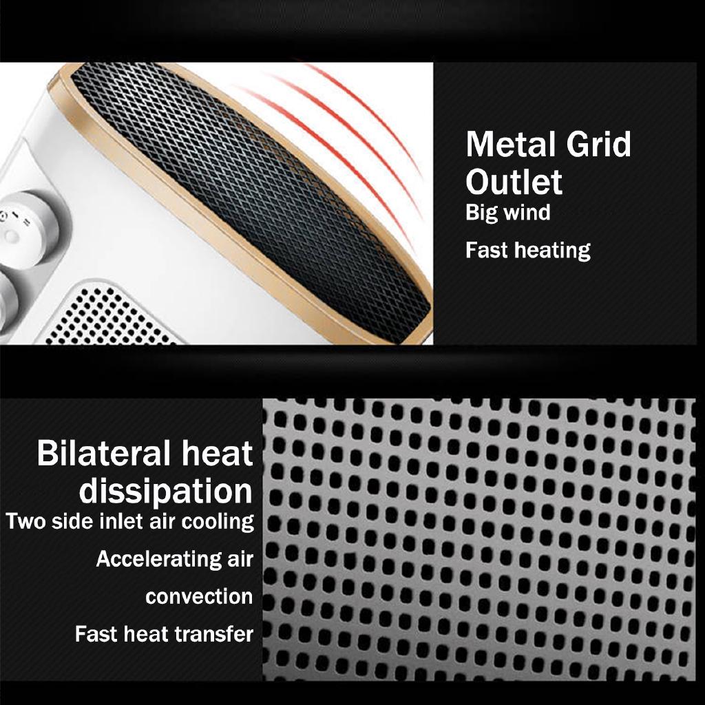 220 В Мини Портативный Электрический Обогреватель Вентилятор 1500 Вт Удобный Воздухонагреватель Бесшумный Дом/Офис Интеллектуальный Контроль Температуры