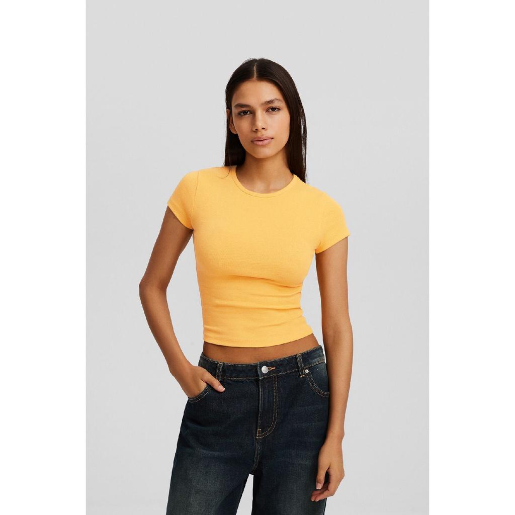 Футболка с коротким рукавом и круглым вырезом