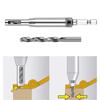 3/4Pcs Steel Positioning Hole Opener Silver Woodworking Hinge Drilling Durable Hinge Drill Bits