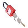 38mm Safety Padlock Red Nylon Insulation Anti Slip Lockout Tagout Locks for Industrial