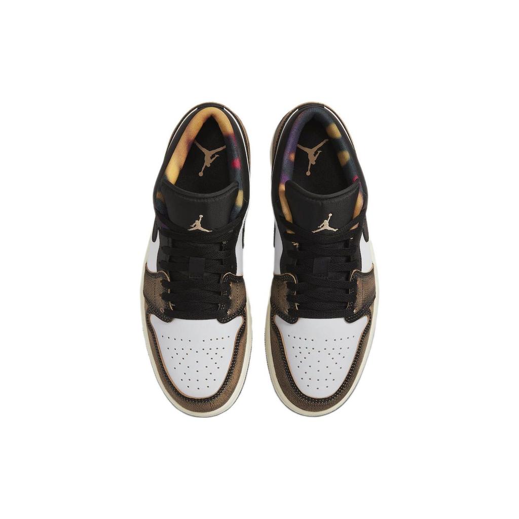Air Jordan 1 Low SE Wear-Away - Светло-коричневые мужские кроссовки черный белый-белый оникс DQ8422-001