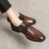 Модные высококачественные туфли-монки, оксфордские туфли, мужские туфли класса люкс, дизайнерские туфли для мужчин, коричневые, черные, формальные туфли, модельные туфли