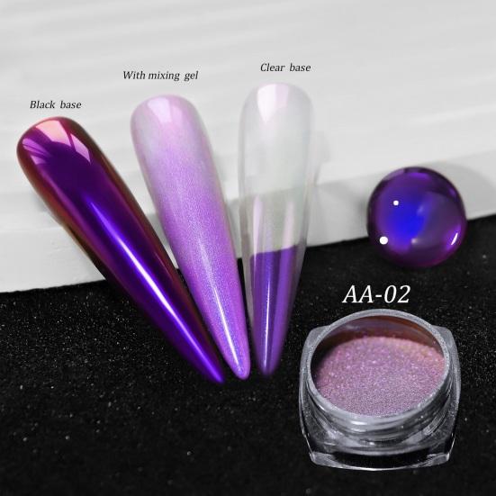 Mirror Powder Eye Shadow Sparkling Stunning Easy To Apply Color-Changing Eyeshadow Powder Women Accessories